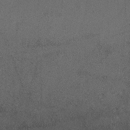 Divano a 3 Posti Grigio Scuro 180 cm in Tessuto Microfibra