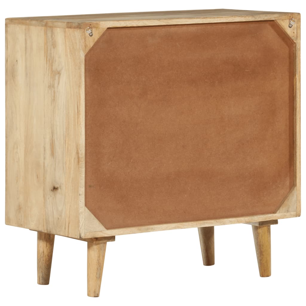 Cassettiera 70x35x70 cm in Legno Massello di Mango - homemem39