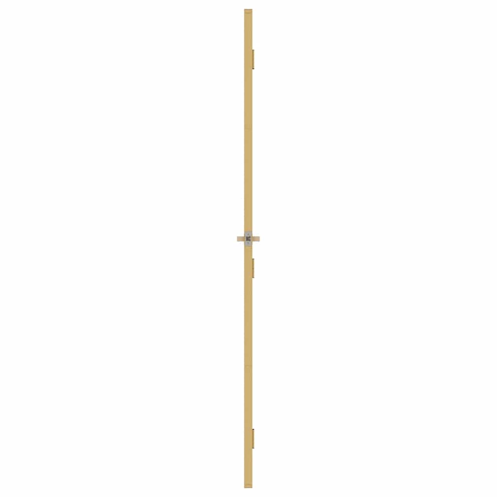Porta Interni Sottile Oro 83x201,5cm Vetro Temperato Alluminio | homemem39