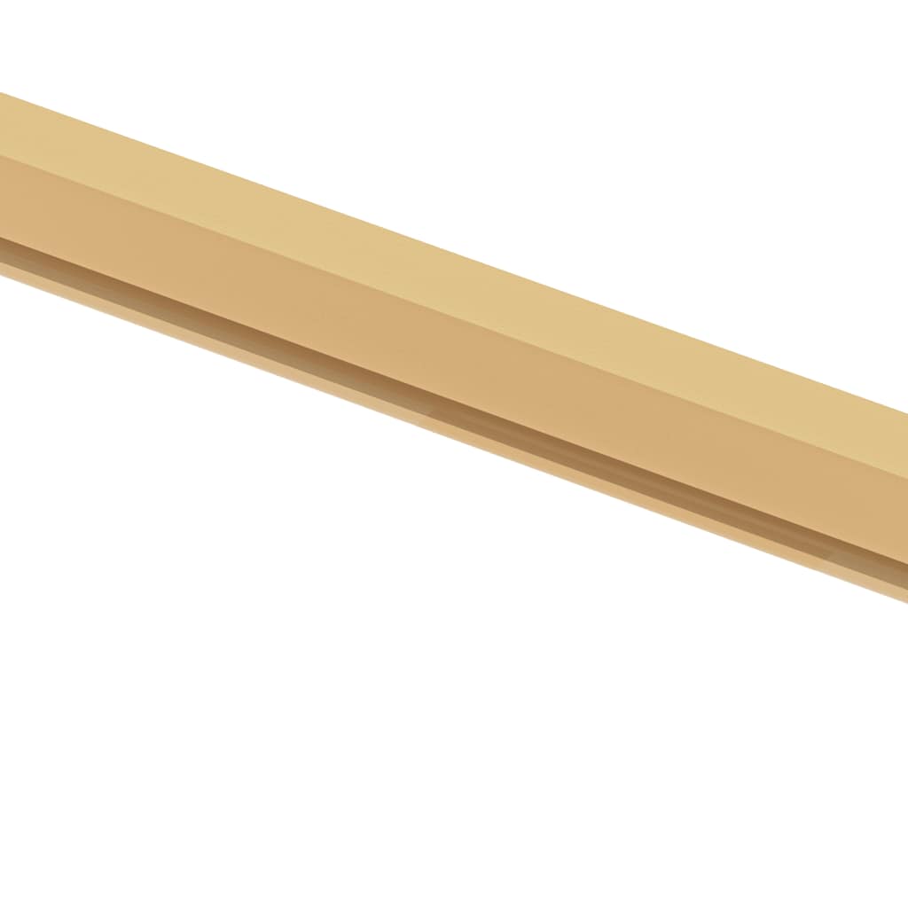 Porta Interni Sottile Oro 83x201,5cm Vetro Temperato Alluminio | homemem39