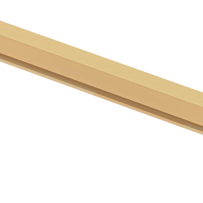 Porta Interni Sottile Oro 102,5x201,5 Vetro Temperato Alluminio | homemem39