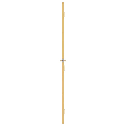 Porta Interni Sottile Oro 76x201,5cm Vetro Temperato Alluminio | homemem39