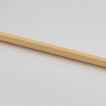 Porta Interni Sottile Oro 76x201,5cm Vetro Temperato Alluminio | homemem39