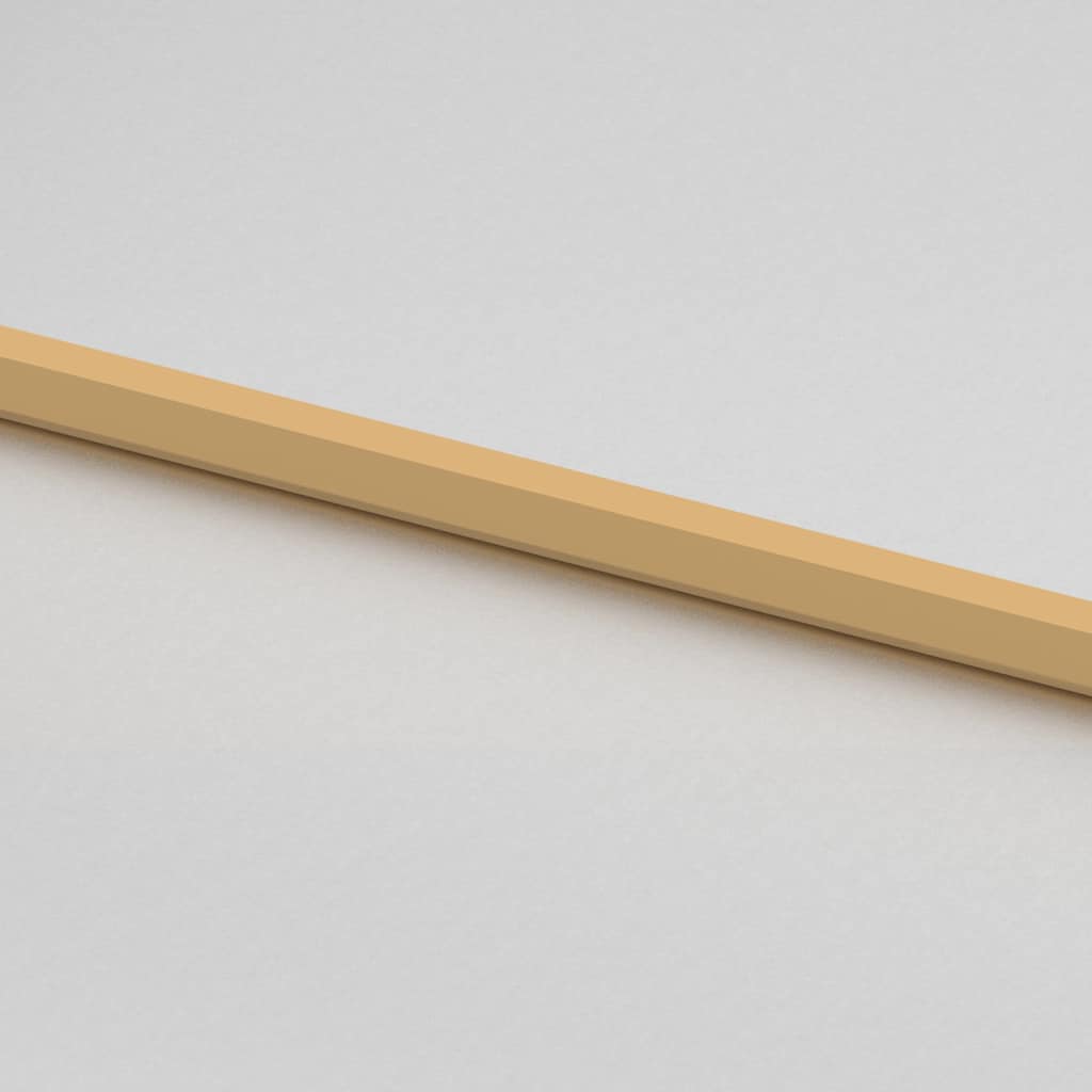 Porta Interni Sottile Oro 83x201,5cm Vetro Temperato Alluminio | homemem39