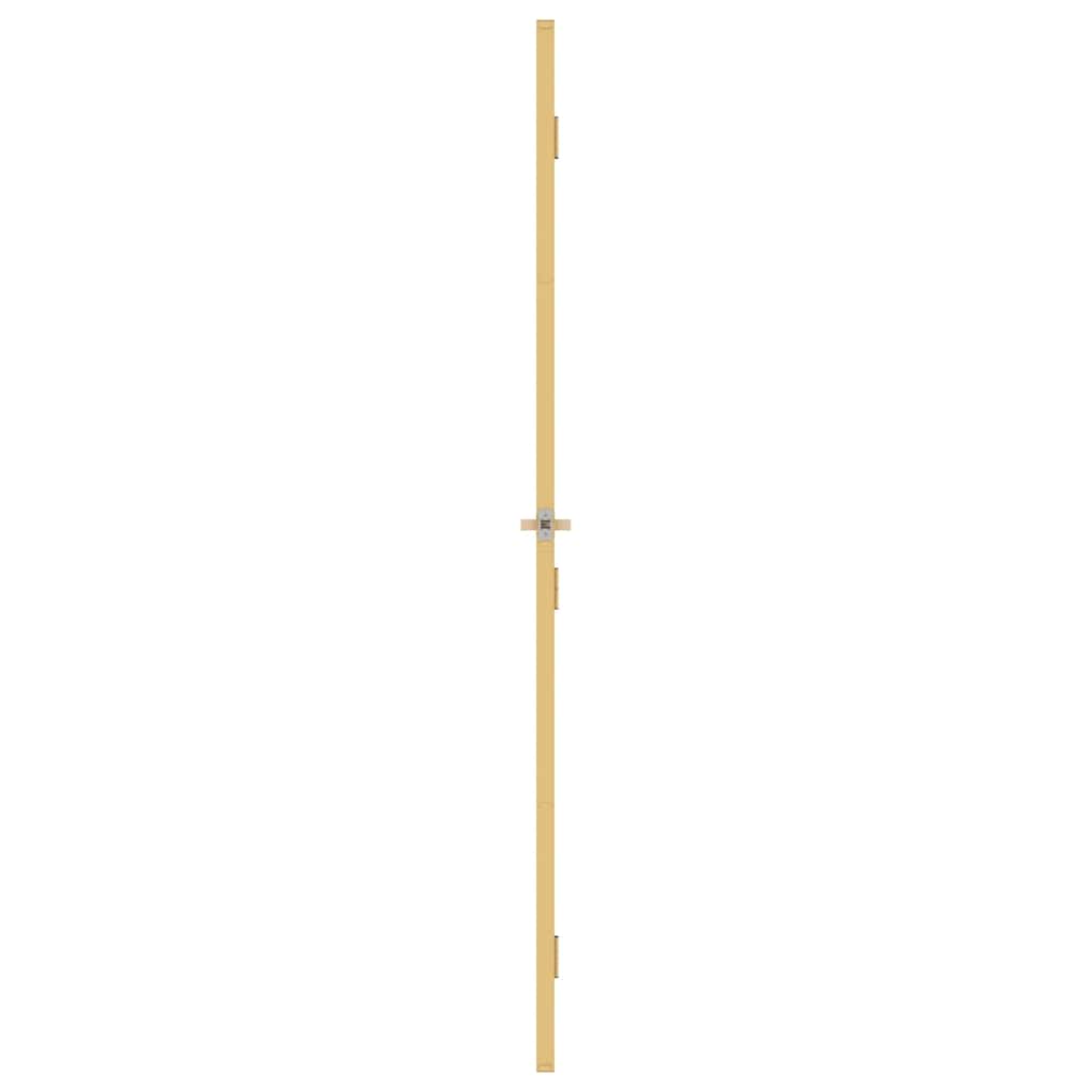 Porta Interni Sottile Oro 93x201,5cm Vetro Temperato Alluminio | homemem39