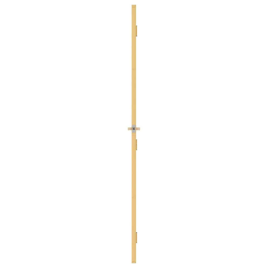 Porta Interni Sottile Oro 76x201,5cm Vetro Temperato Alluminio