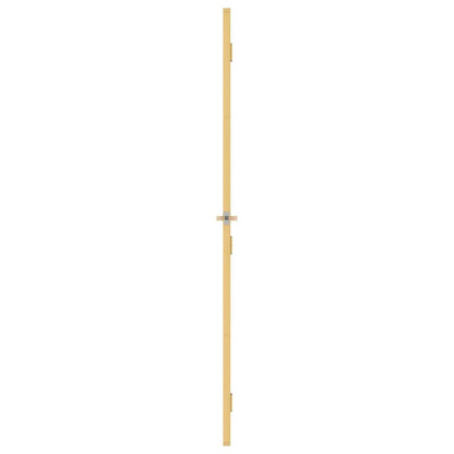 Porta Interni Sottile Oro 76x201,5cm Vetro Temperato Alluminio