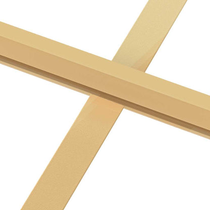 Porta Interni Sottile Oro 76x201,5cm Vetro Temperato Alluminio | homemem39