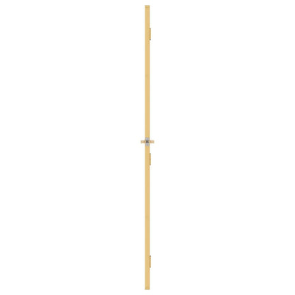 Porta Interni Sottile Oro 83x201,5cm Vetro Temperato Alluminio | homemem39