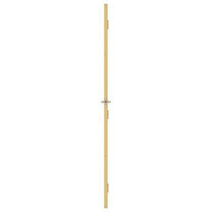 Porta Interni Sottile Oro 76x201,5cm Vetro Temperato Alluminio | homemem39