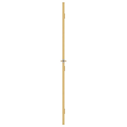 Porta Interni Sottile Oro 93x201,5cm Vetro Temperato Alluminio | homemem39
