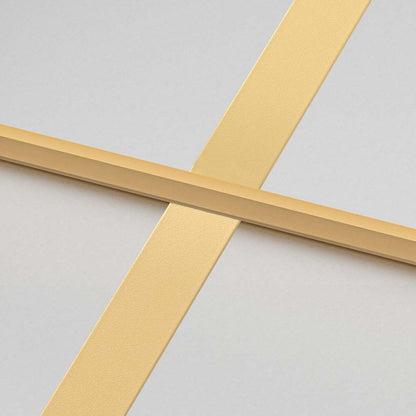 Porta Interni Sottile Oro 93x201,5cm Vetro Temperato Alluminio | homemem39