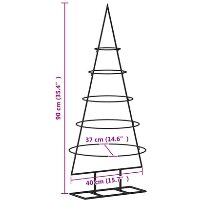 | Albero di Natale in metallo | 90 cm Acciaio Verniciato a Polvere | homemem39