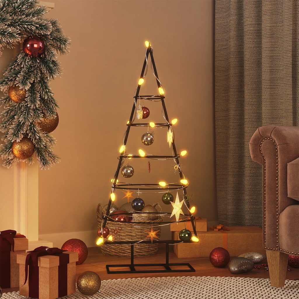 | Albero di Natale in metallo | 90 cm Acciaio Verniciato a Polvere | homemem39