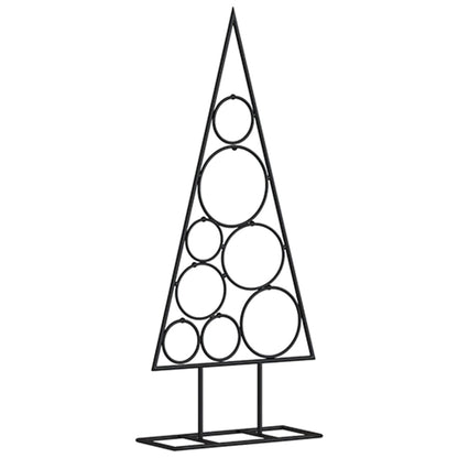 Albero di Natale Decorativo in Metallo Nero 60 cm - homemem39