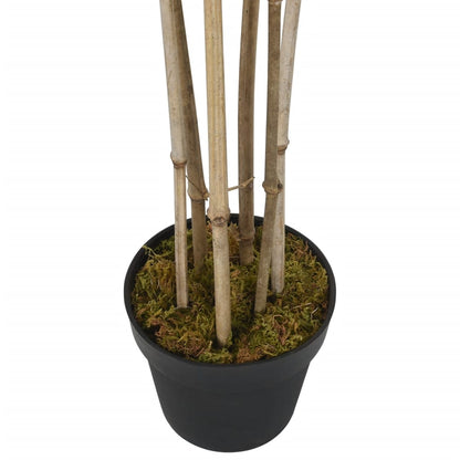Albero Bambù Artificiale 1380 Foglie 200 cm Verde | homemem39