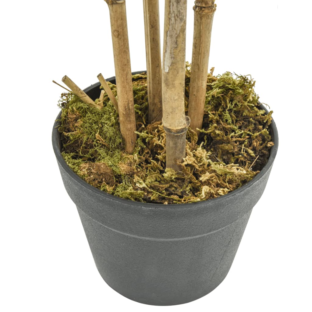 Albero Bambù Artificiale 552 Foglie 120 cm Verde | homemem39