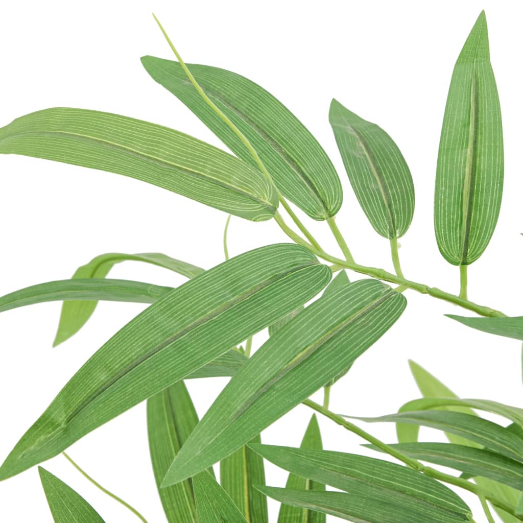 Albero Bambù Artificiale 384 Foglie 120 cm Verde - homemem39