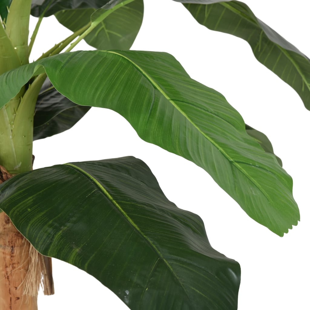 Albero di Banano Artificiale 18 Foglie 150 cm Verde | homemem39