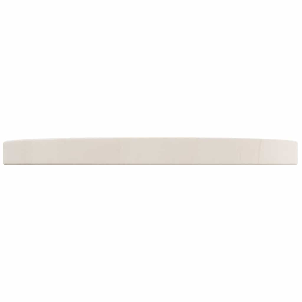 Piano Tavolo Rotondo Bianco Ø40x3 cm in Legno Massello di Pino