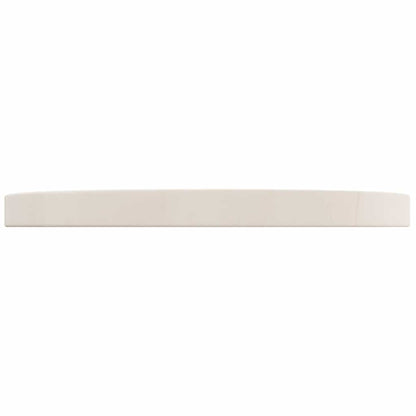 Piano Tavolo Rotondo Bianco Ø40x3 cm in Legno Massello di Pino