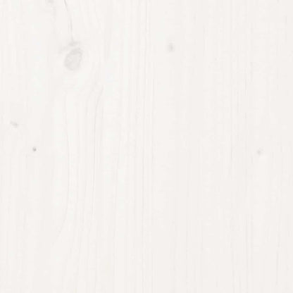 Piano Tavolo Rotondo Bianco Ø70x3 cm in Legno Massello di Pino - homemem39