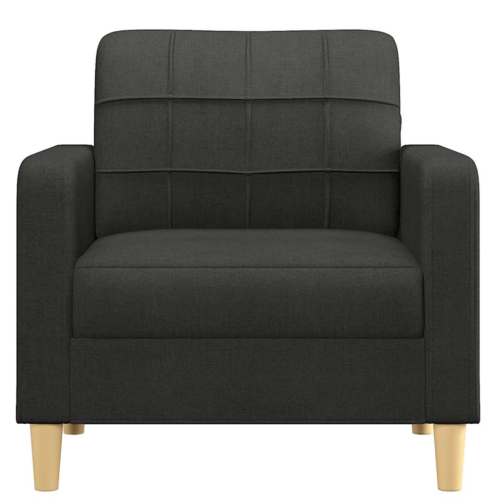 Poltrona Nera 60 cm in Tessuto | homemem39