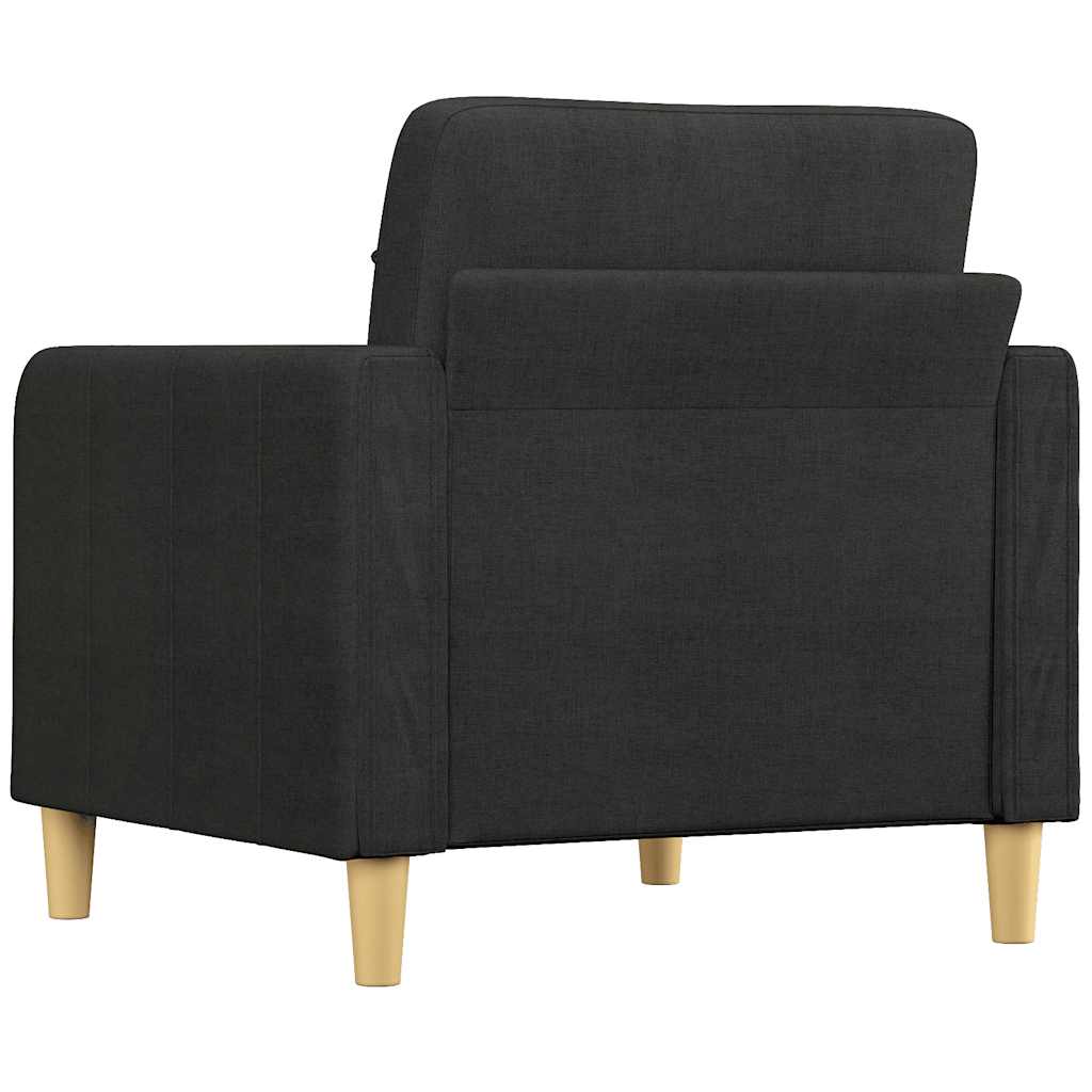 Poltrona Nera 60 cm in Tessuto | homemem39