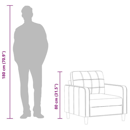 Poltrona Tortora 60 cm in Tessuto - homemem39