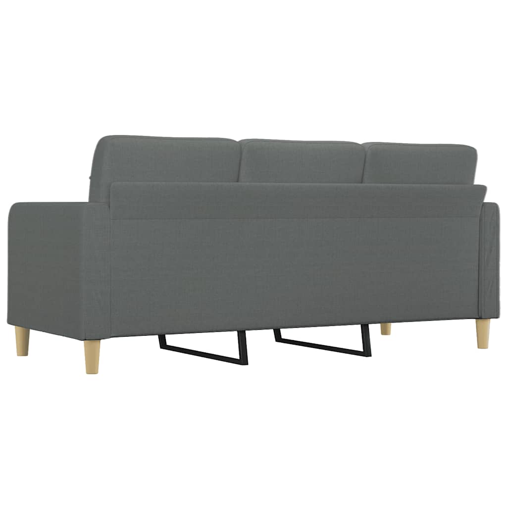 Divano a 3 Posti Grigio Chiaro 180 cm in Tessuto | homemem39