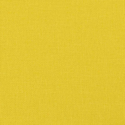 Divano a 3 Posti Giallo Chiaro 180 cm in Tessuto