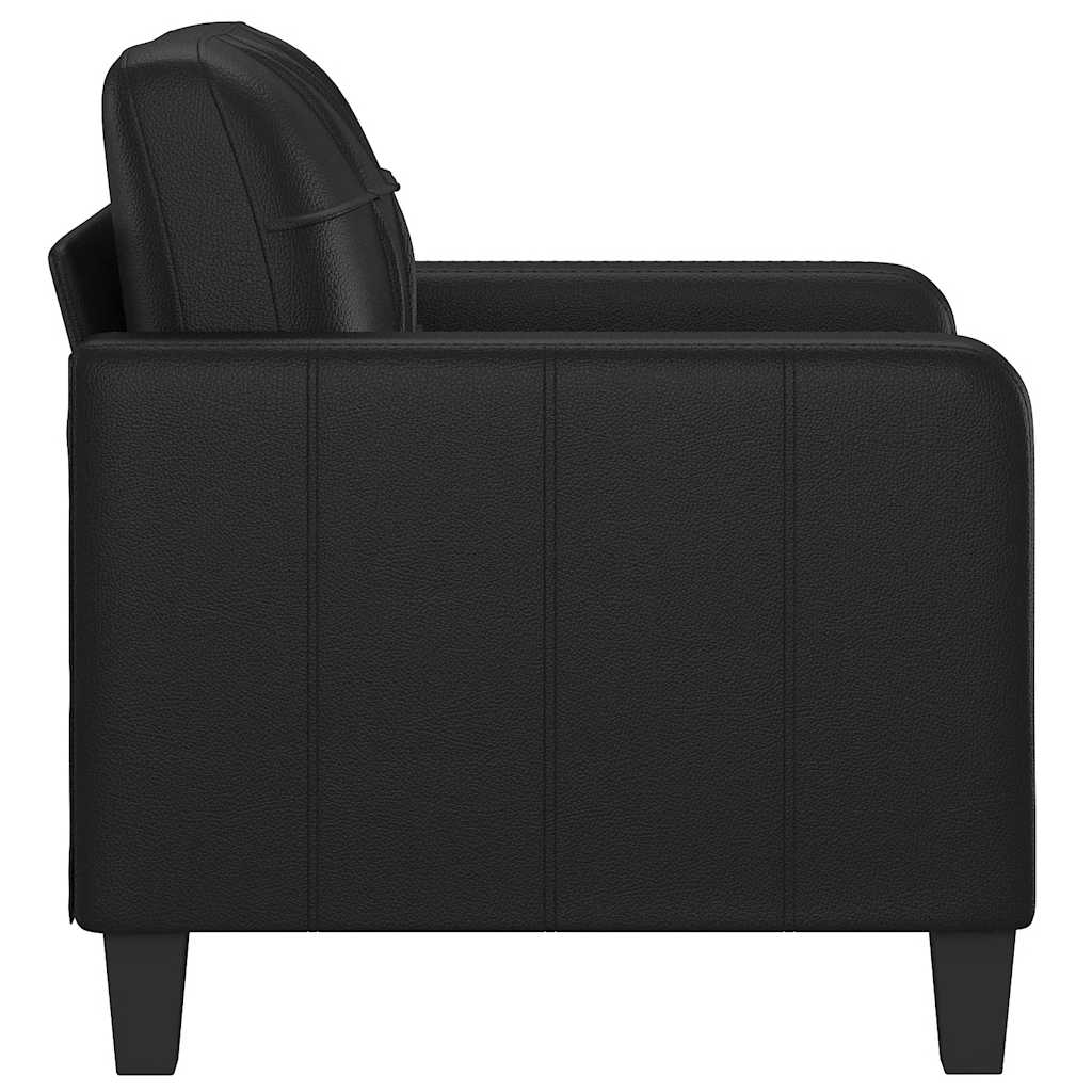 Poltrona Nera 60 cm in Similpelle