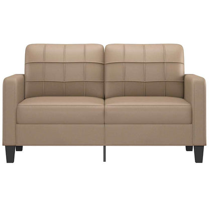 Divano a 2 Posti Cappuccino 140 cm in Similpelle | homemem39