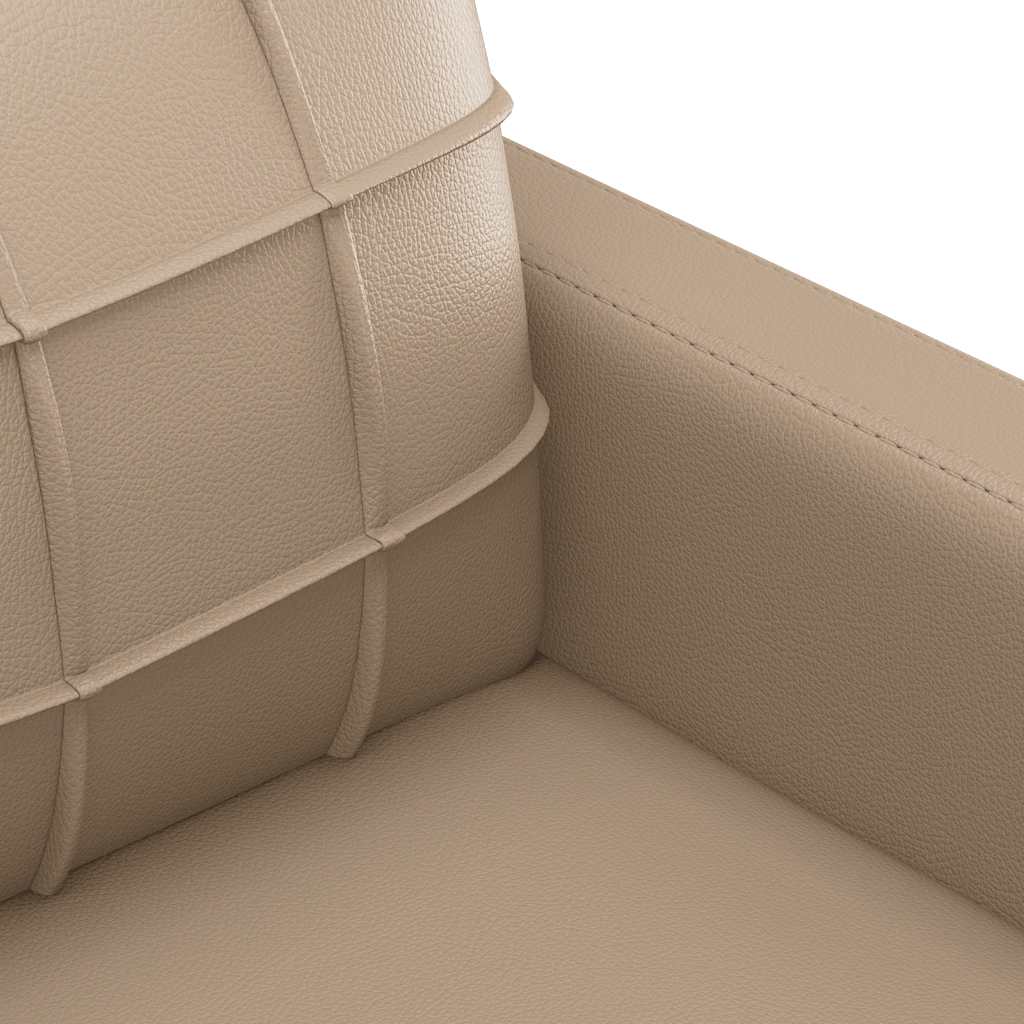 Divano a 2 Posti Cappuccino 140 cm in Similpelle | homemem39