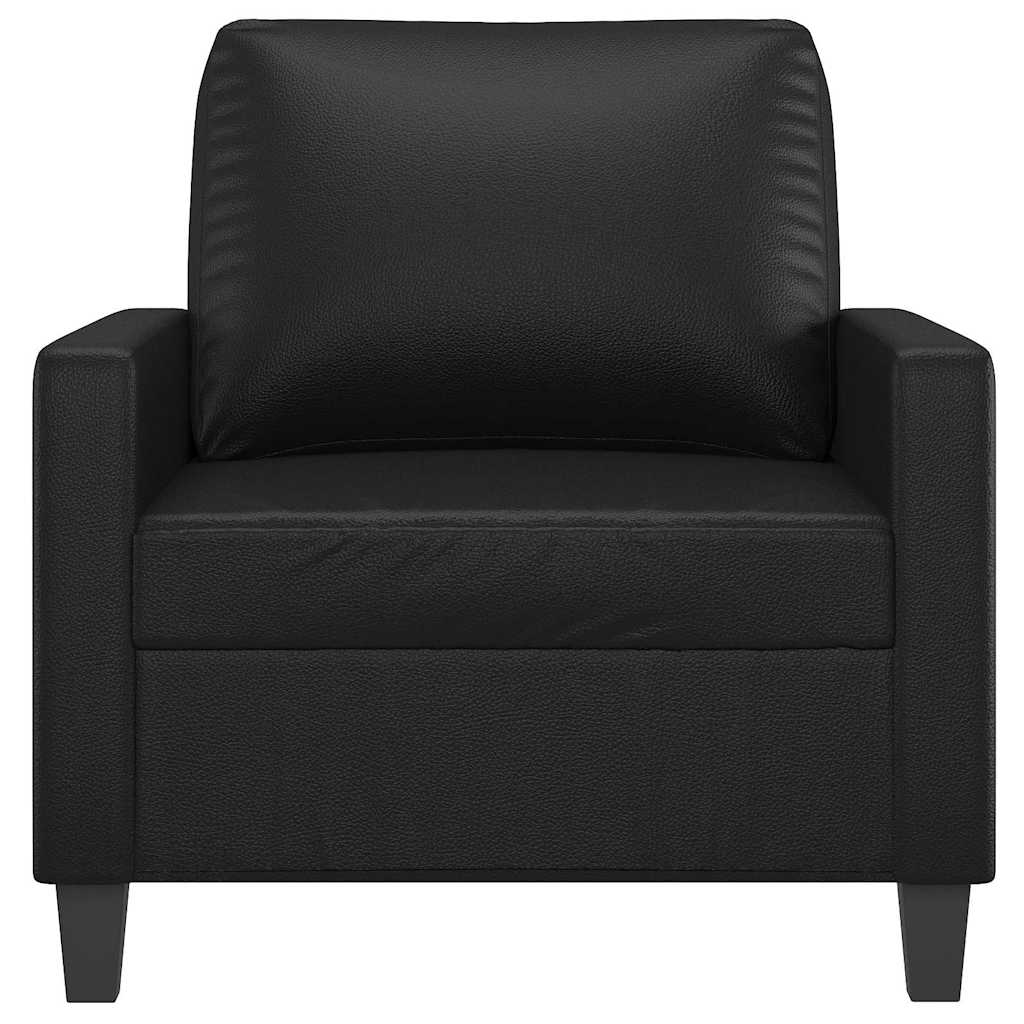 Poltrona Nera 60 cm in Similpelle