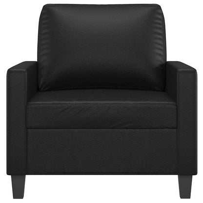 Poltrona Nera 60 cm in Similpelle