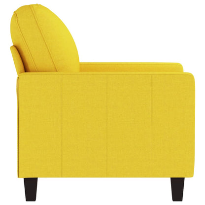 Poltrona Giallo Chiaro 60 cm in Tessuto