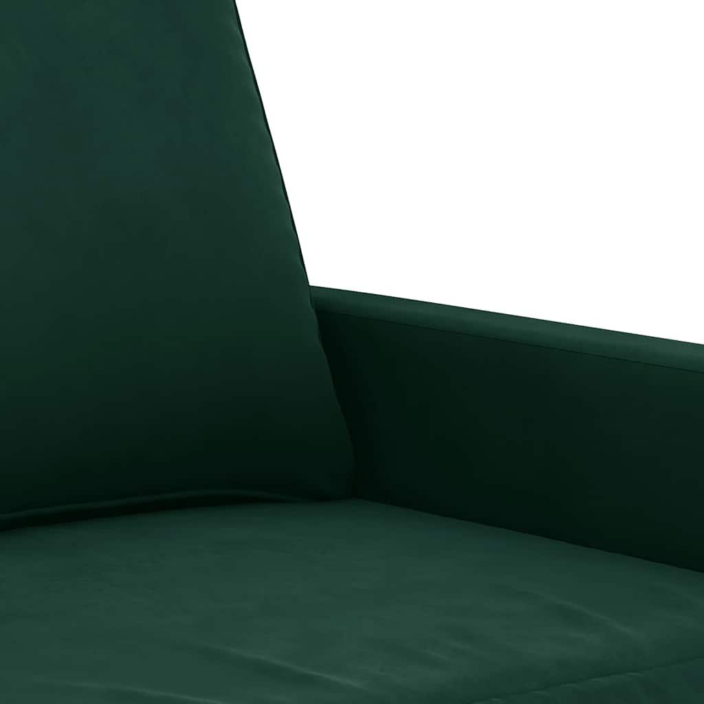 Poltrona Verde Scuro 60 cm Velluto | homemem39
