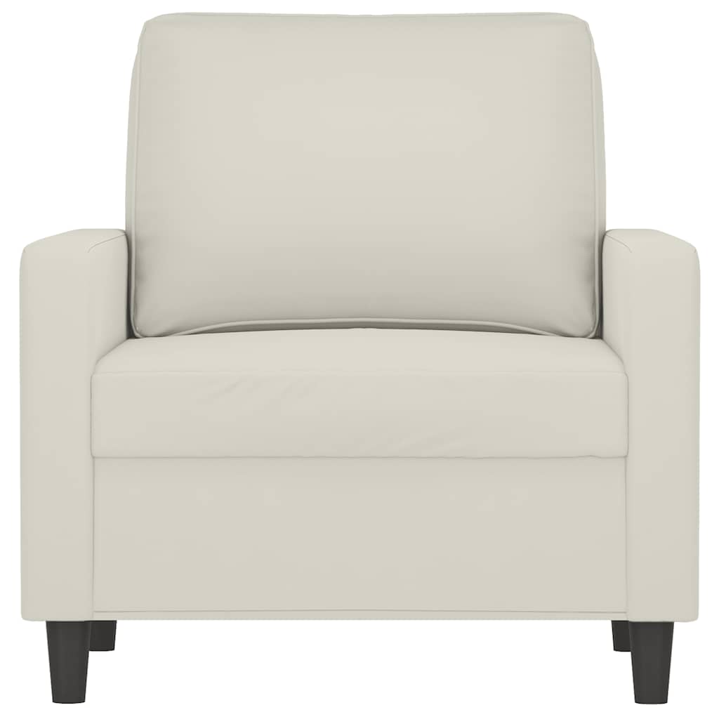 Poltrona Crema 60 cm Velluto