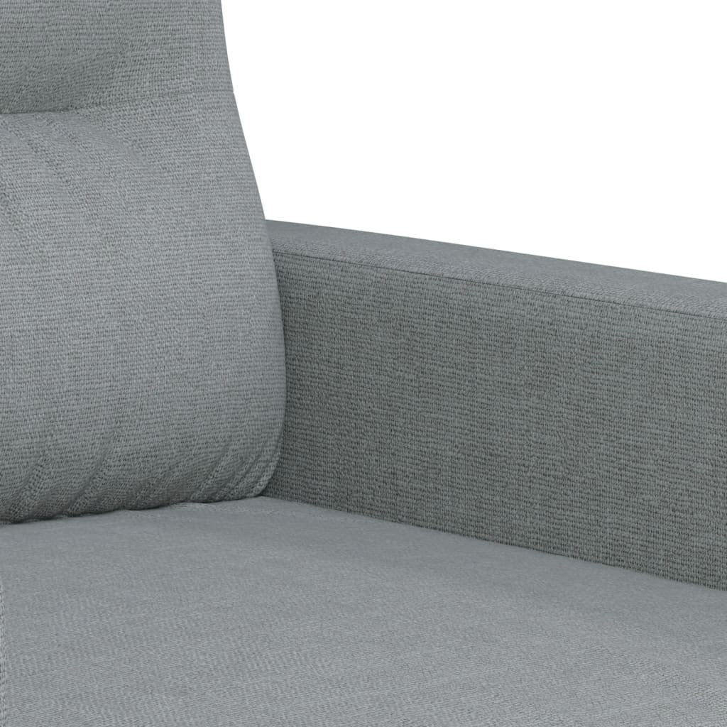 Poltrona Grigio Chiaro 60 cm in Tessuto - homemem39