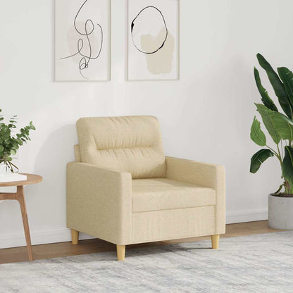 Cream Armchair 60 cm in Fabric