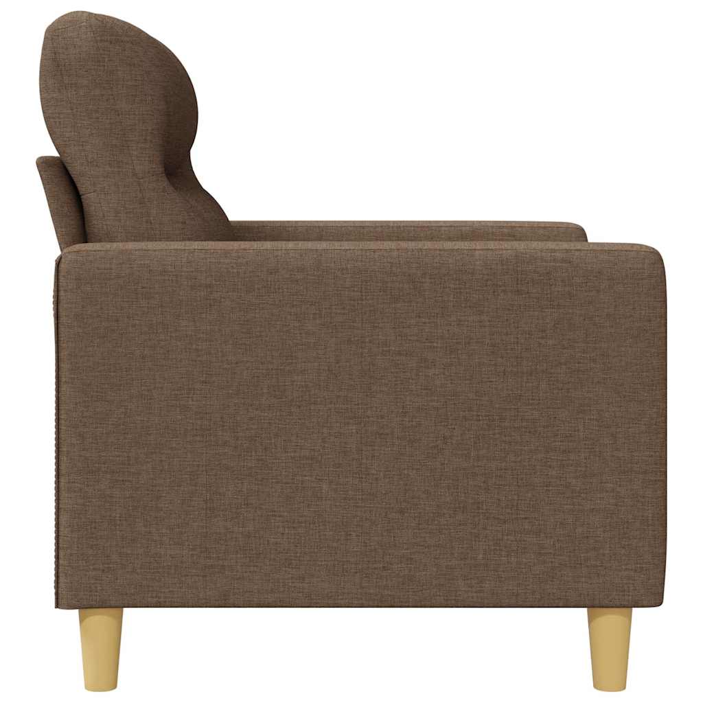 Poltrona Marrone 60 cm in Tessuto | homemem39