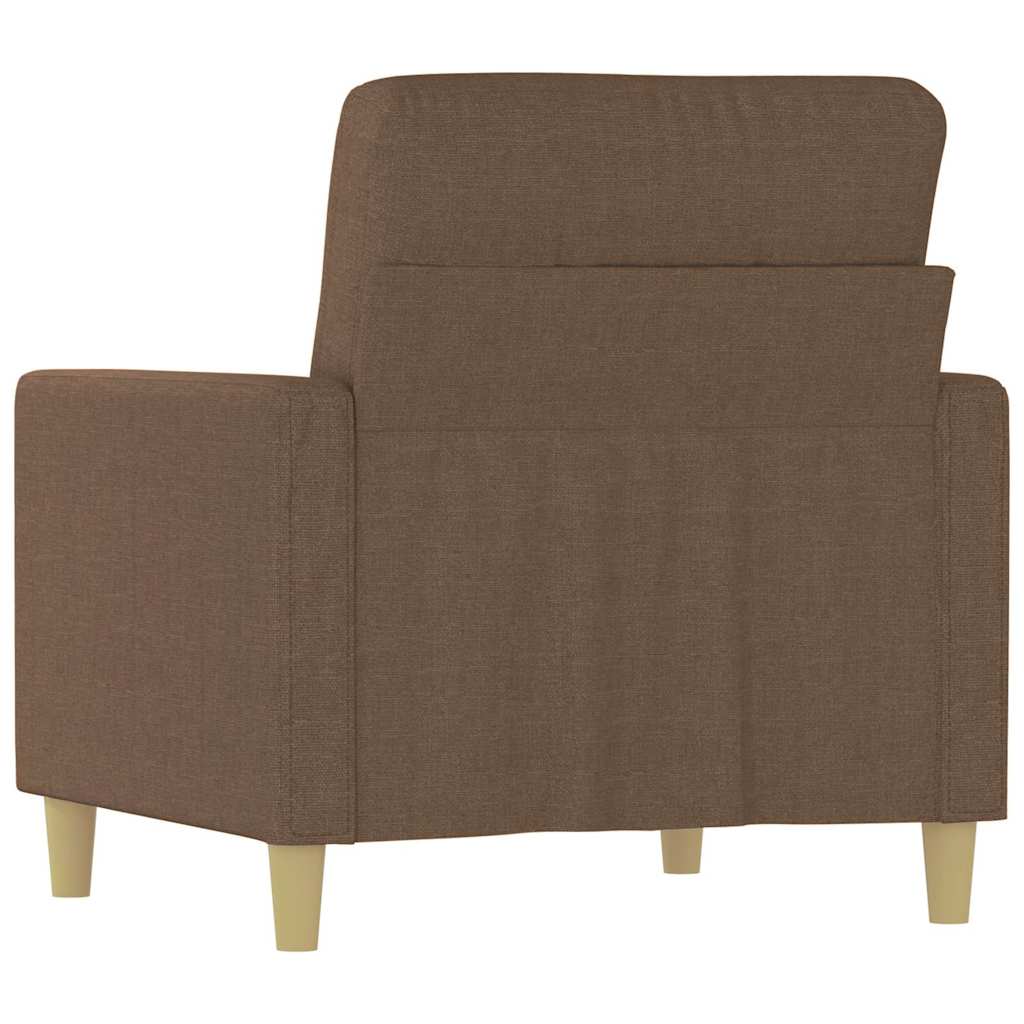 Poltrona Marrone 60 cm in Tessuto | homemem39