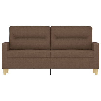 Brown 2 Seater Sofa 140 cm in Fabric