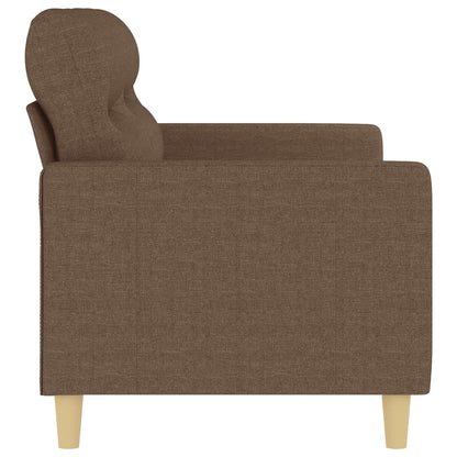 Brown 2 Seater Sofa 140 cm in Fabric