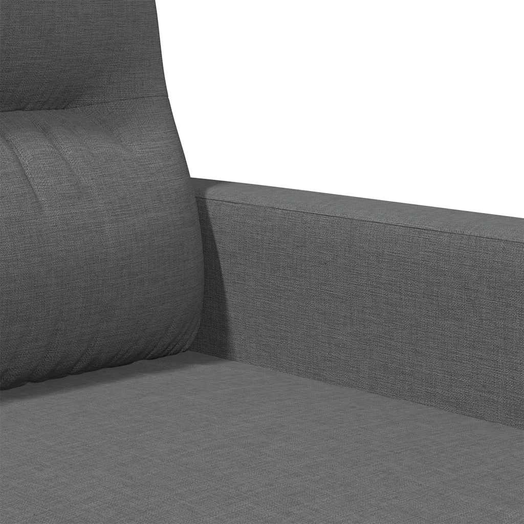 Divano a 3 Posti Grigio Chiaro 180 cm in Tessuto | homemem39
