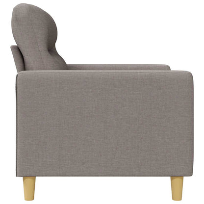 3-Seater Dove Gray Sofa 180 cm in Fabric