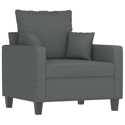 Poltrona Grigio Scuro 60 cm in Tessuto