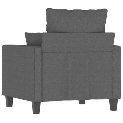 Poltrona Grigio Scuro 60 cm in Tessuto