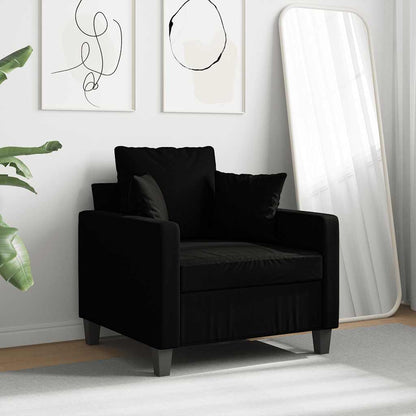 Poltrona Nera 60 cm in Tessuto